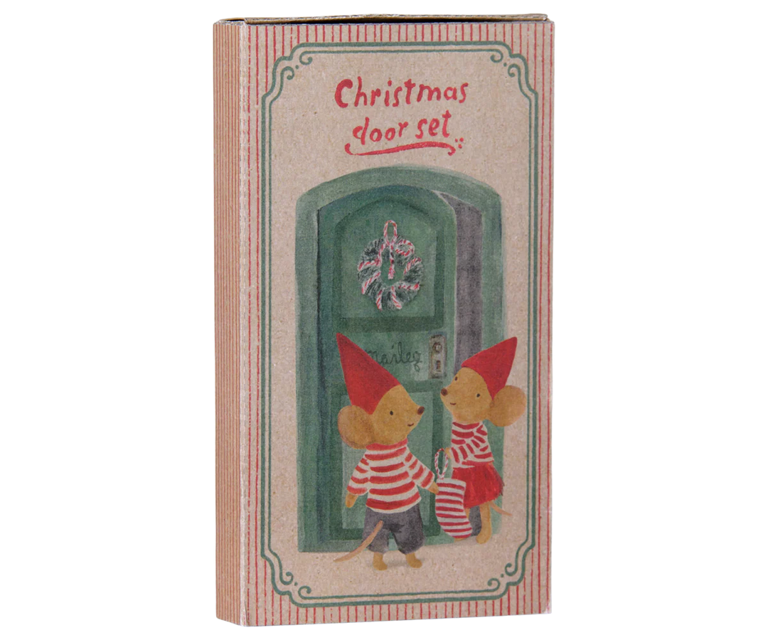 >Maileg Christmas door set, Mouse [Expected Receipt Date: Nov 26]