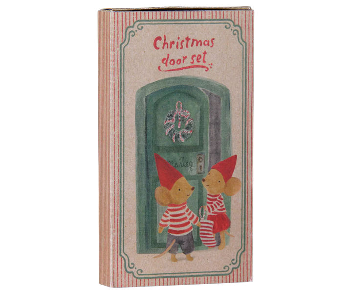 >Maileg Christmas door set, Mouse [Expected Receipt Date: Nov 26]