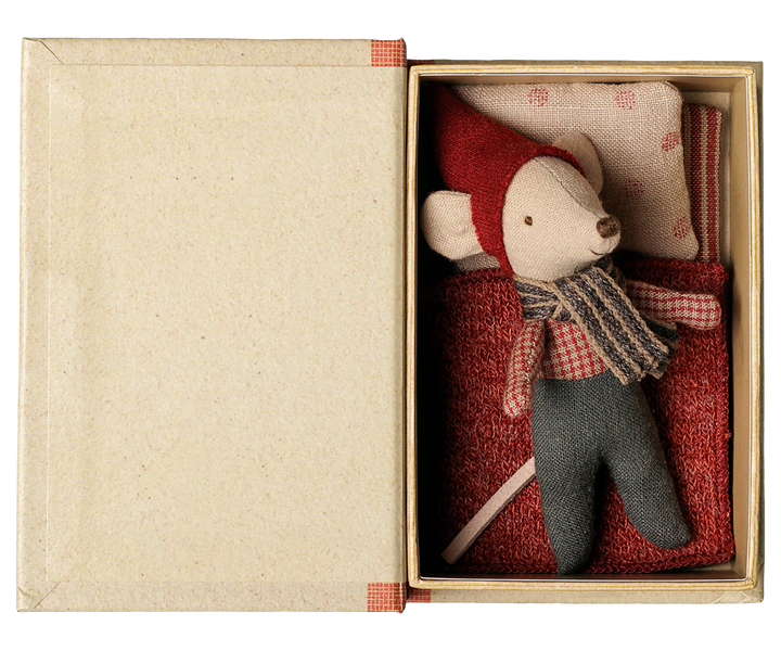 >Maileg Christmas mouse, Baby in book [Expected Receipt Date: Sep 26]
