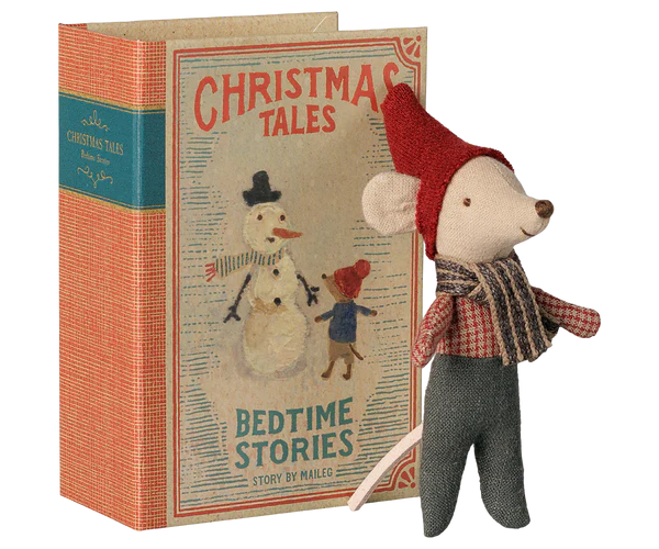 >Maileg Christmas mouse, Baby in book [Expected Receipt Date: Sep 26]