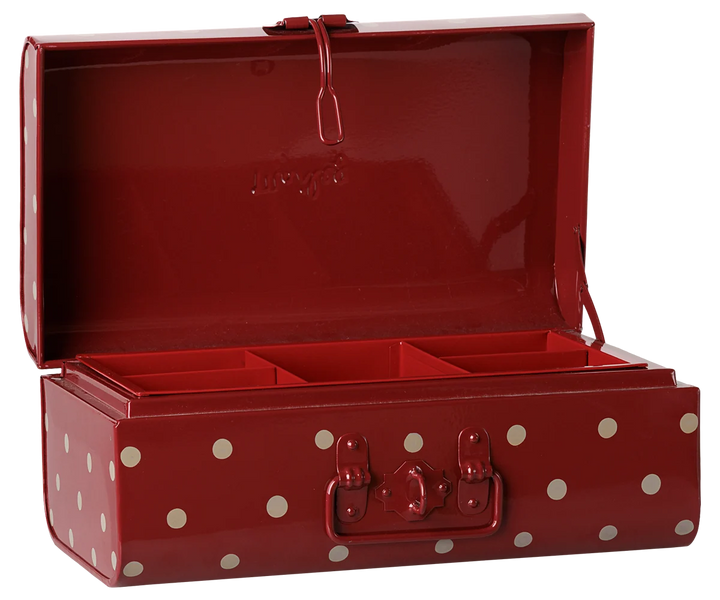 >Maileg Storage suitcase, Small - Red w. tray [Expected Receipt Date: Nov 26]
