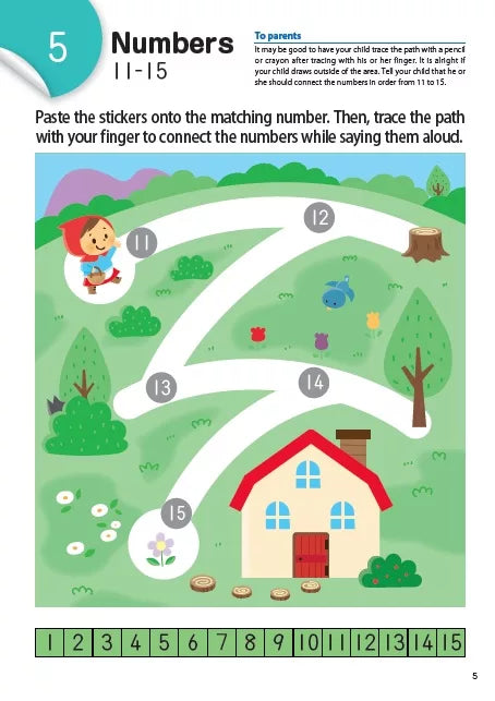>KUMON Grade  PreK-K Counting With Stickers 1-100