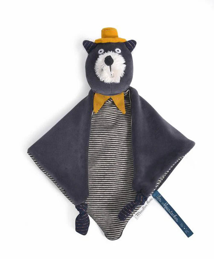 Moulin Roty Les Moustaches Alphonse Cat Comforter