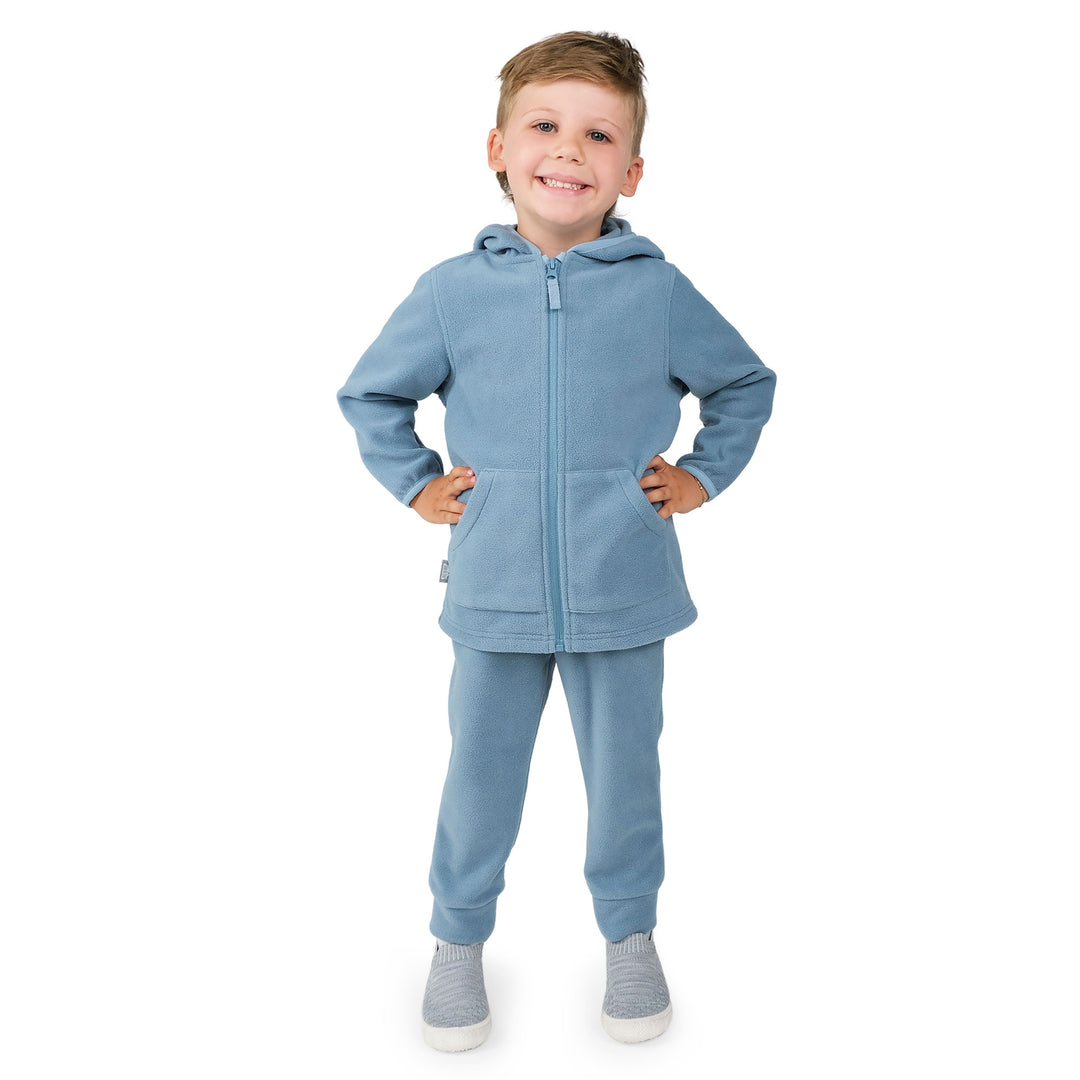 >Jan &amp; Jul Kids Fleece Pants - Stormy Blue