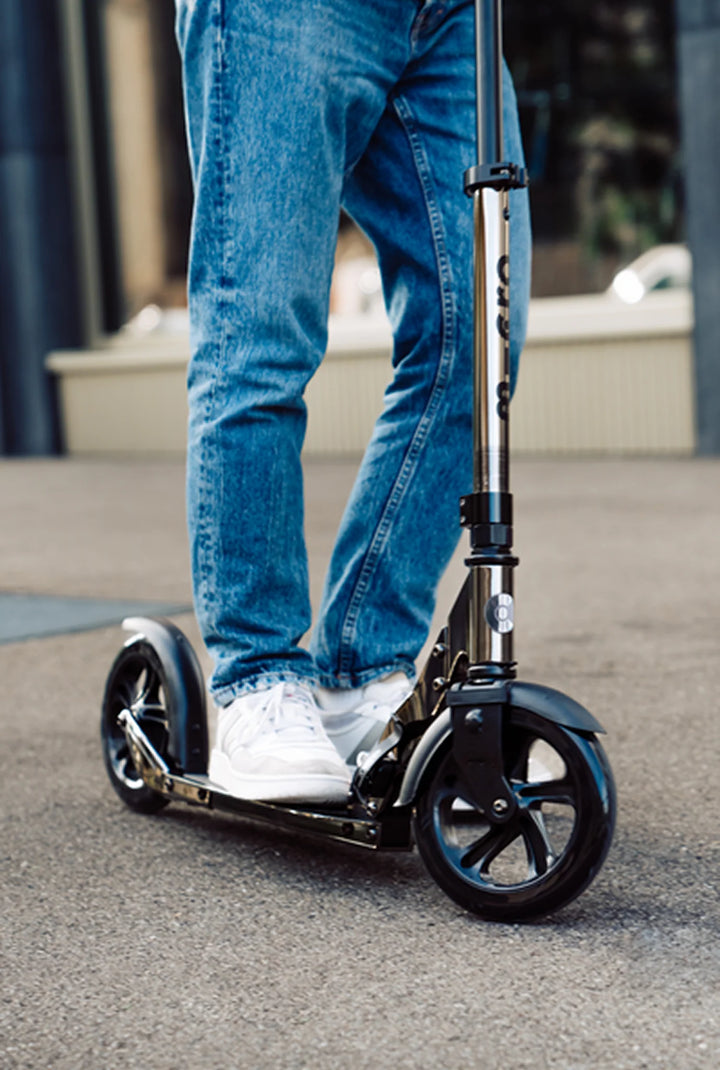 Micro Kickboard Kids/Teen/Adults Classic Black Neochrome Scooter