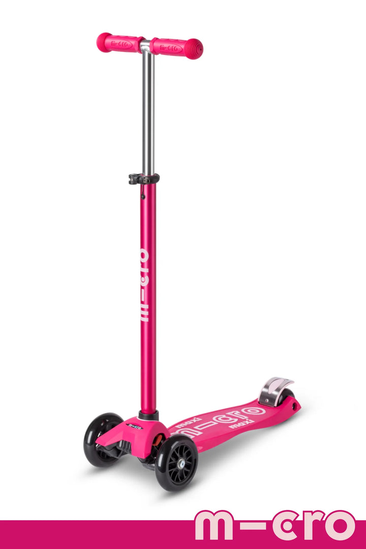 Micro Kids Maxi Deluxe LED Scooter - Pink [Age 5-12]