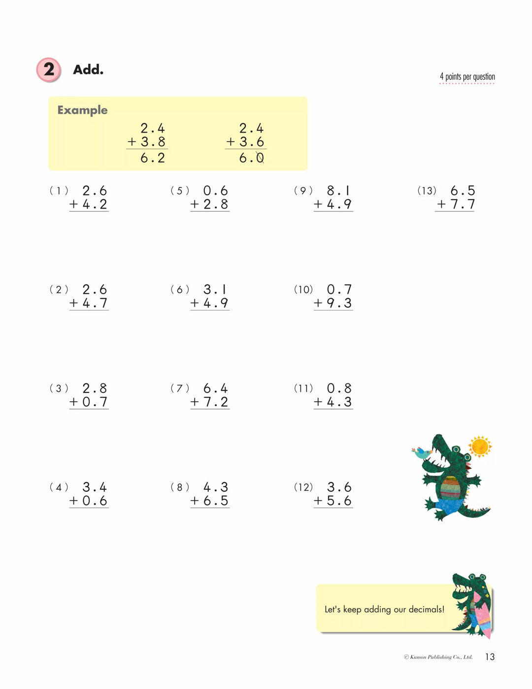 >KUMON Grade 4 Decimals & Fractions Age 8-12