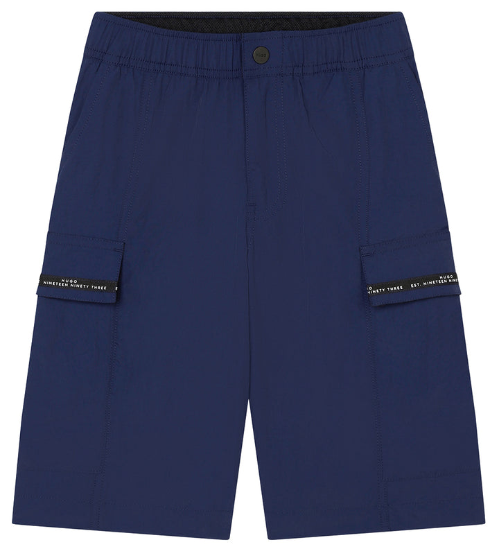 HUGO Kids Boys Shorts - Medieval Blue - 8Y