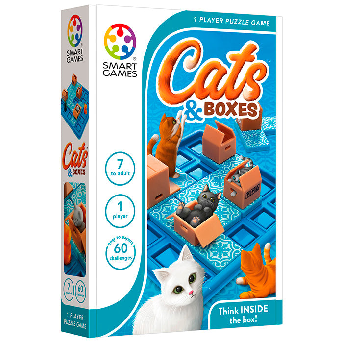 SMART Games Cats & Boxes (60 Challenges) Age 7+