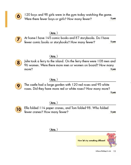 >KUMON Grade 2 Word Problems - Age 6-8