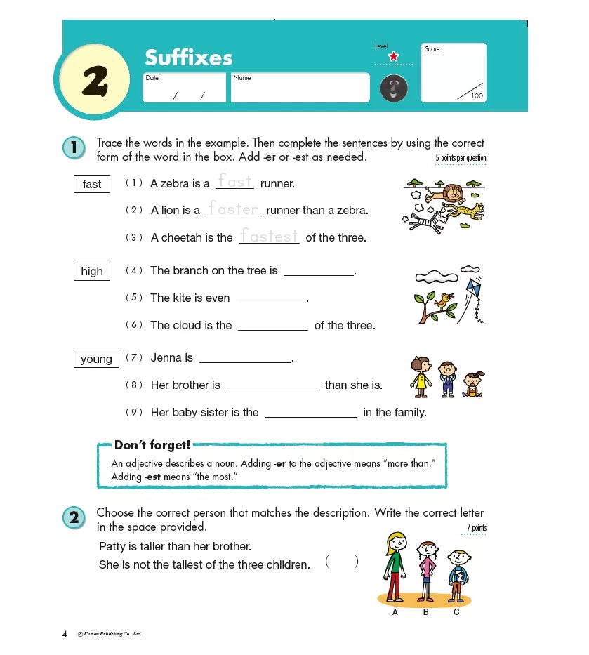 >KUMON Grade 3 Reading Age 6-10