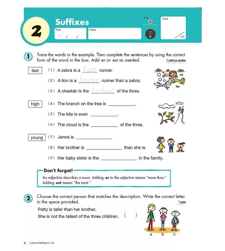 >KUMON Grade 3 Reading Age 6-10