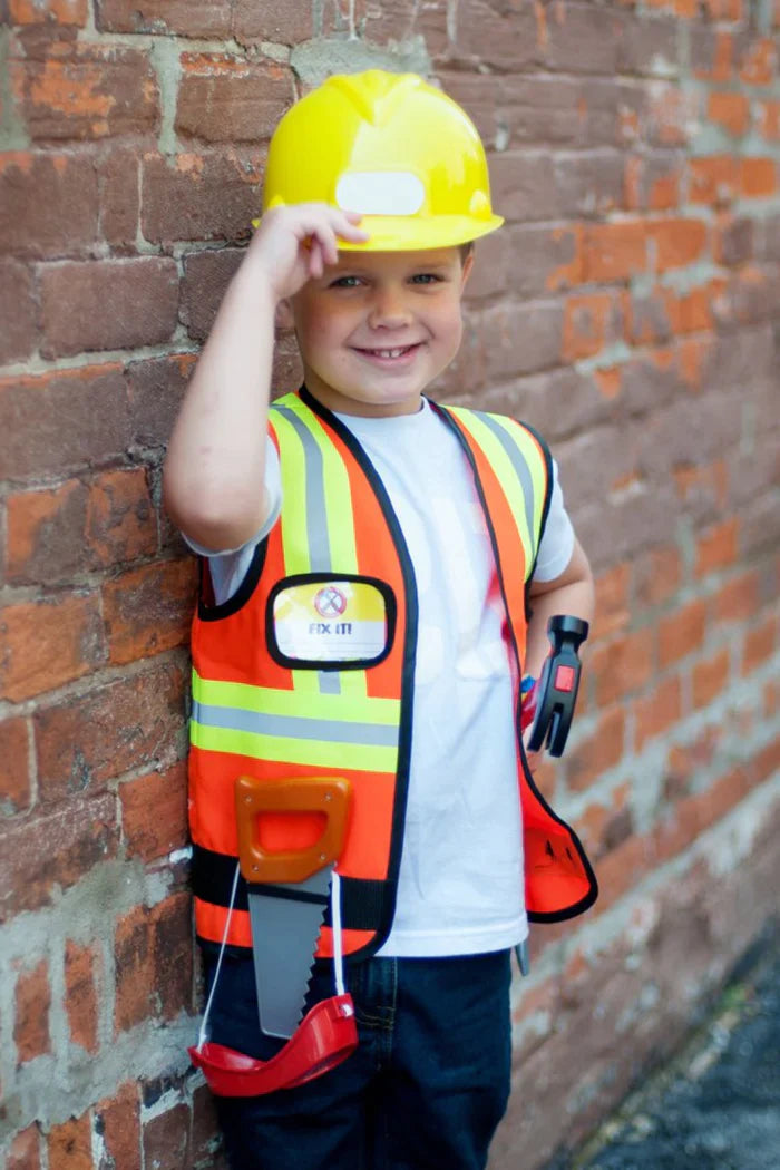 Halloween Construction Worker with Accessories