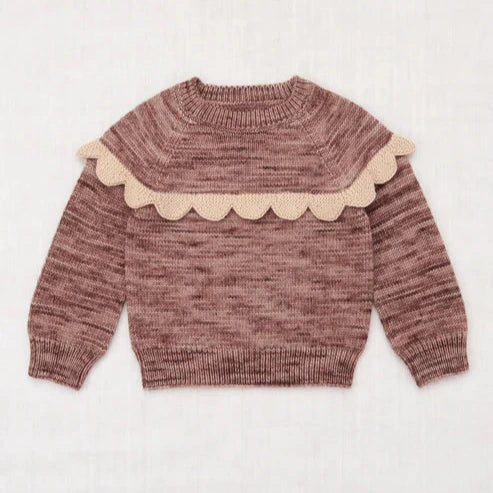 Misha & Puff Kids Scallop Yoke Sweater - 5Y