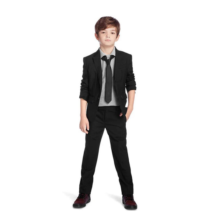HUGO BOSS Kids Boys Black Suit Set