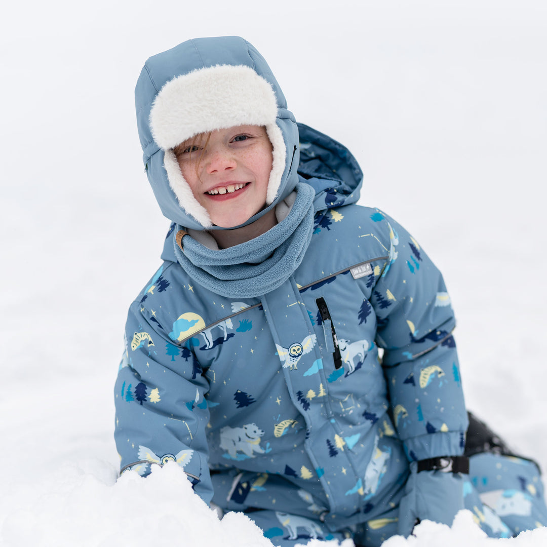 >Jan &amp; Jul Kids Toasty-Dry Trapper Winter Hats - Dusty Blue