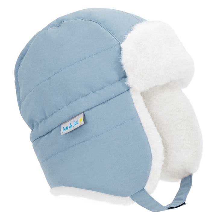 >Jan &amp; Jul Kids Toasty-Dry Trapper Winter Hats - Dusty Blue