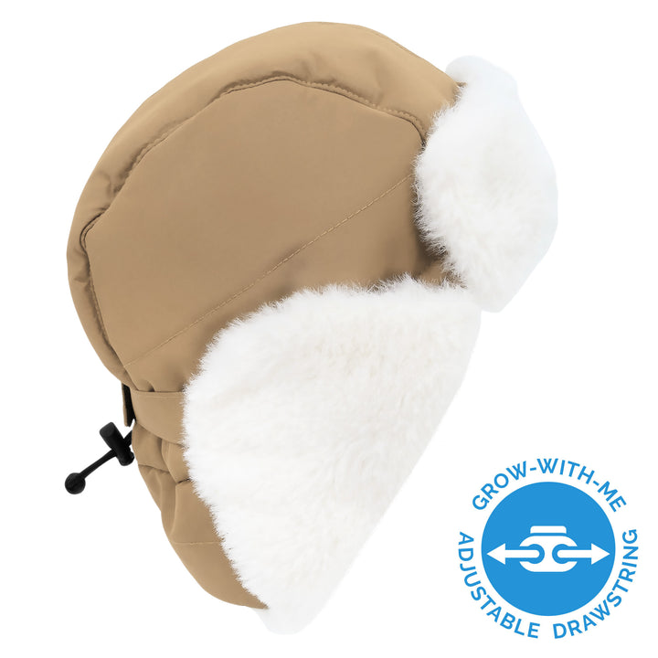 >Jan & Jul Kids Toasty-Dry Trapper Hat - Soft Brown