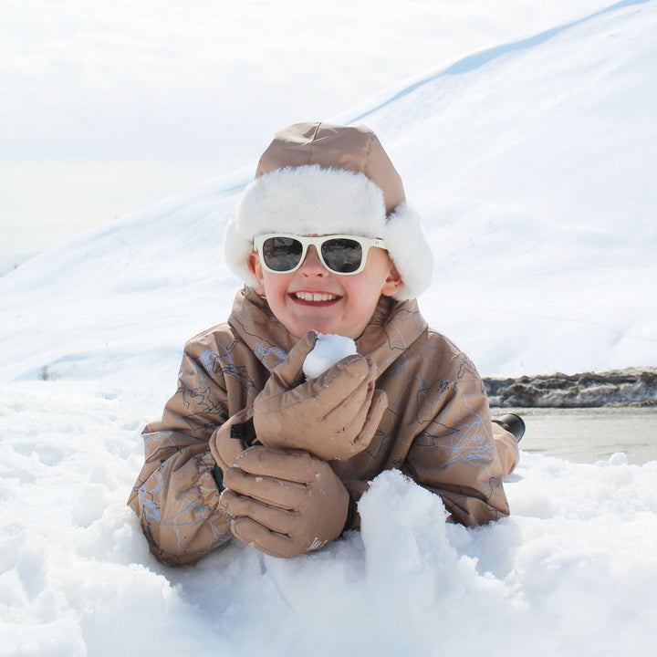 >Jan & Jul Kids Toasty-Dry Trapper Hat - Soft Brown