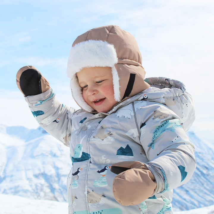 >Jan & Jul Kids Toasty-Dry Trapper Hat - Soft Brown