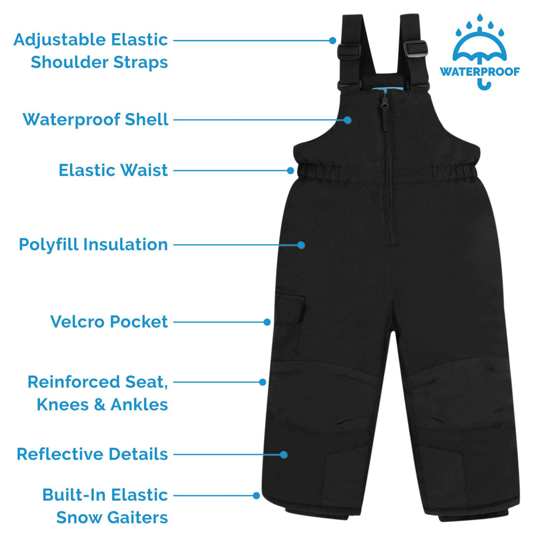 >Jan &amp; Jul Kids Snow Overalls - Cinnamon