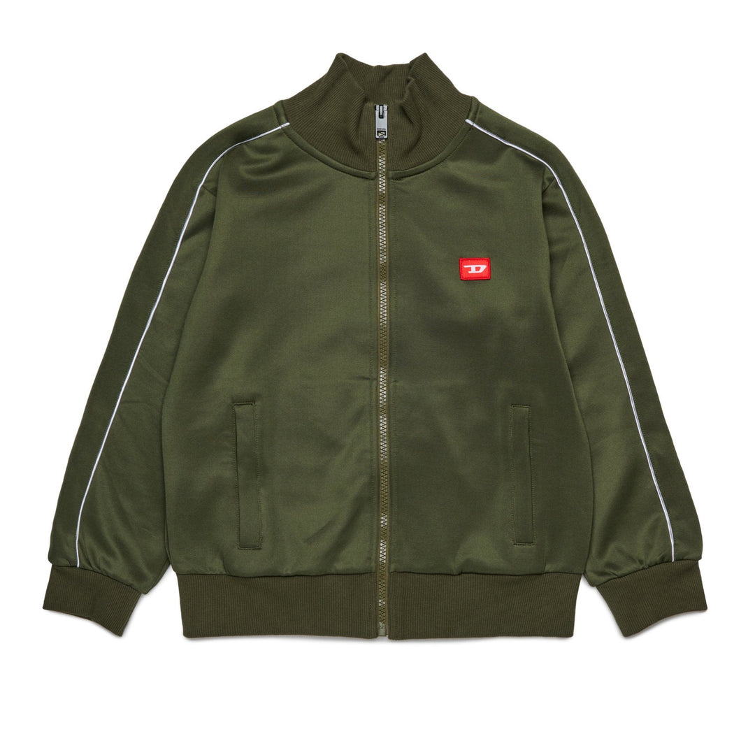 Diesel Kids Logo Green Track Jacket and Pants in Green - 8Y