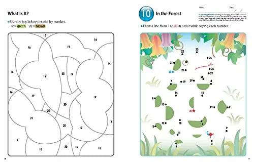 >KUMON Grade  PreK-K My Book of Number Games 1-100 - Age 3-5