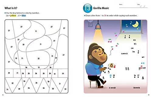 >KUMON Grade  PreK-K My Book of Number Games 1-100 - Age 3-5