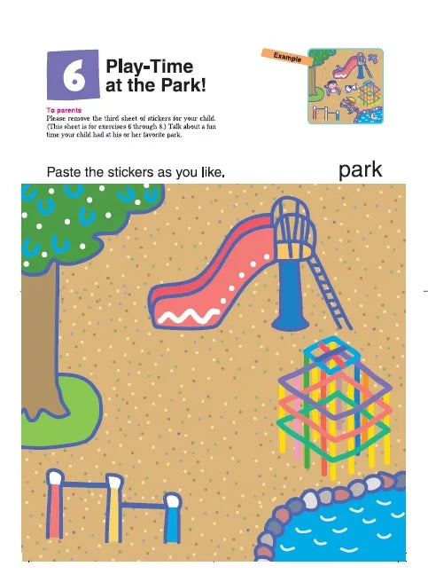 >KUMON Grade  PreK-1 Let’s Sticker & Paste! - Age 2-6