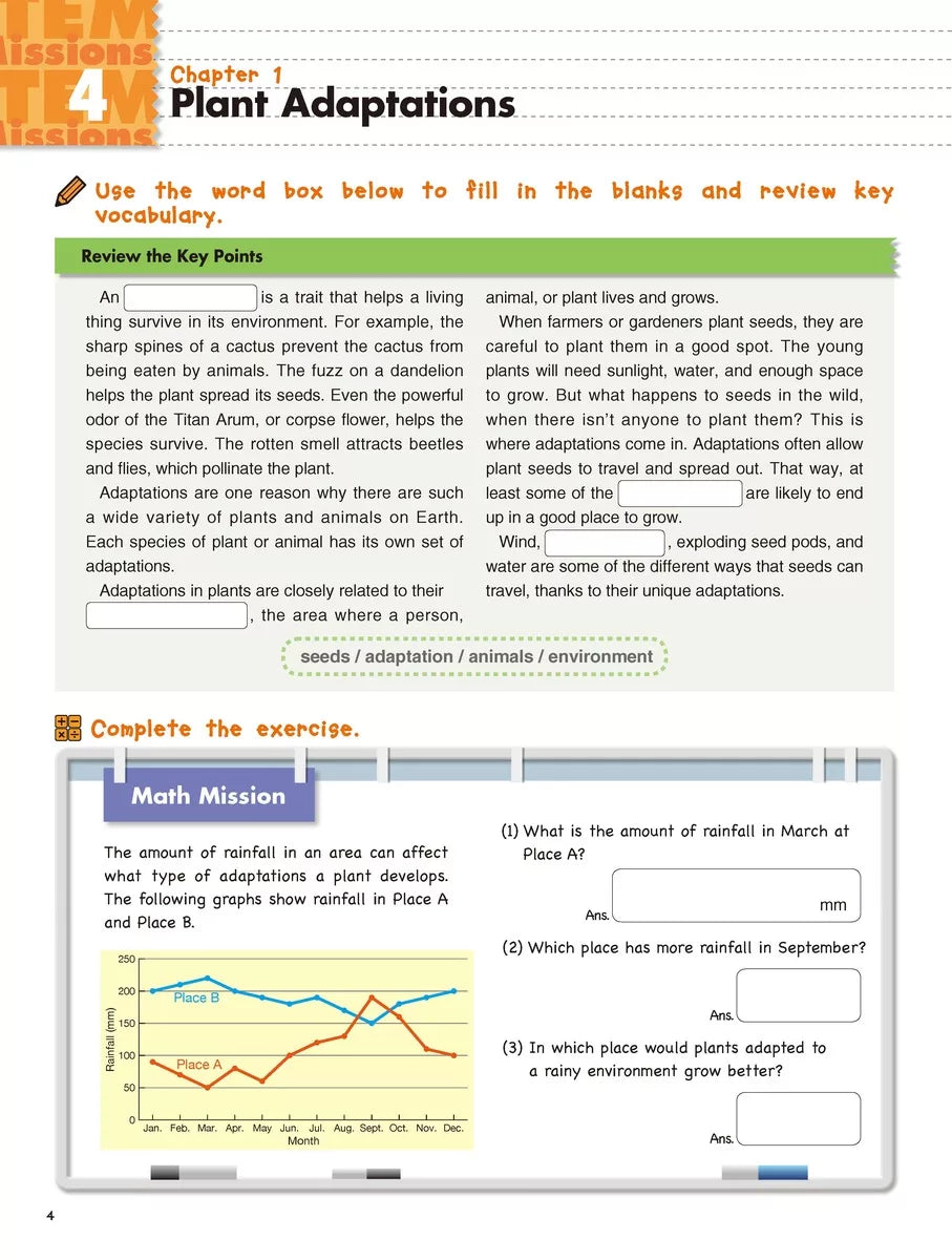 >KUMON Grade 3-5 Stem Missions: Life Science Age 6-10