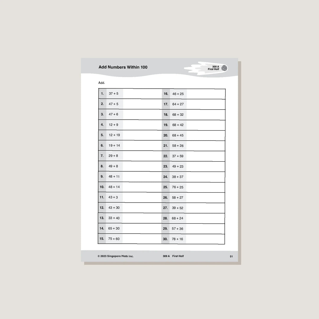 >Singapore Math Sprints 3 - Grade 3