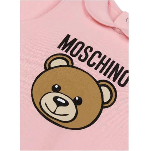 Moschino Baby Teddy Bear Romper - Rose