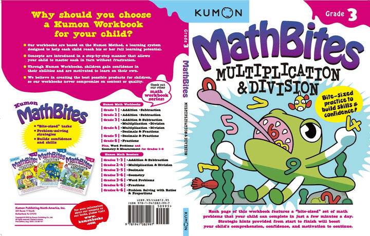 >KUMON Grade 3 Math Bites: Multiplication & Division Age 6-10