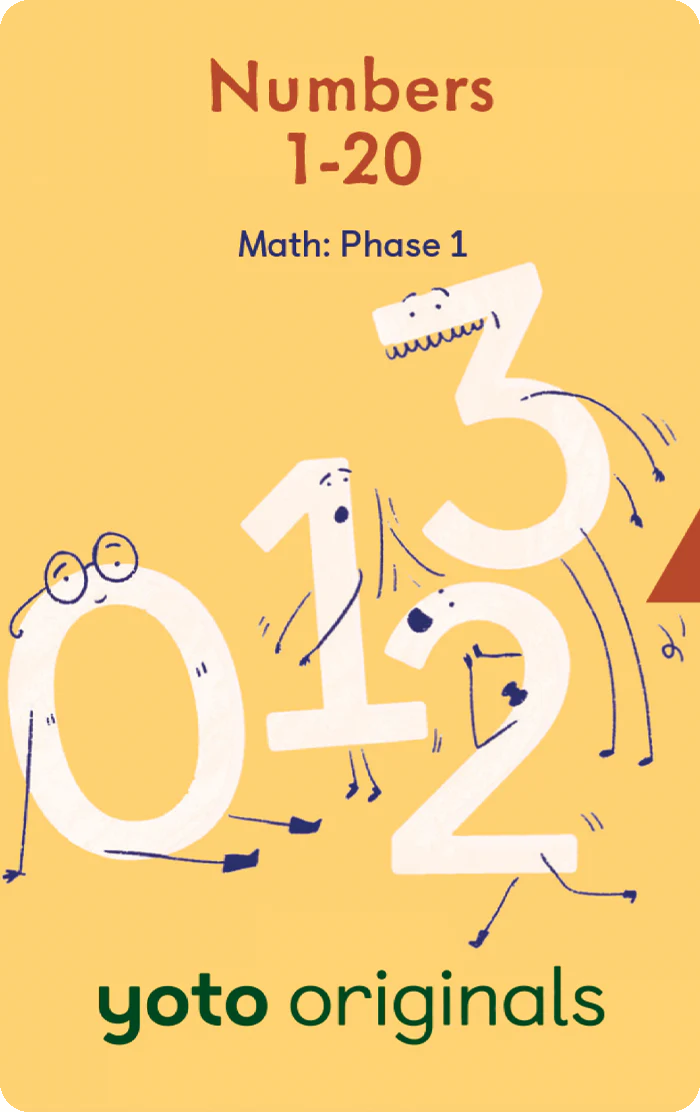 >Yoto Card - Math Phase 1 - Age 4-6 Years