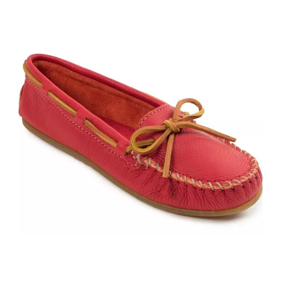 Minnetonka Moccasins Women's Moosehide Leather Shoes [Displayed Items, Never Worn]