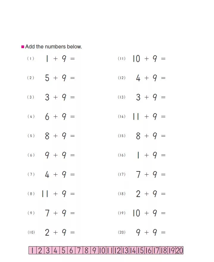 >KUMON Grade K-2 My Big Book of Addition Age 6-8