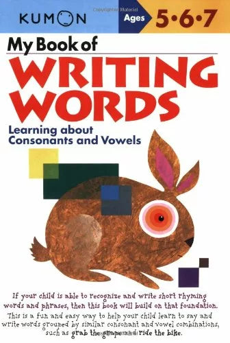 >KUMON Grade  K-2 My Book Of Writing Words Age 5-7