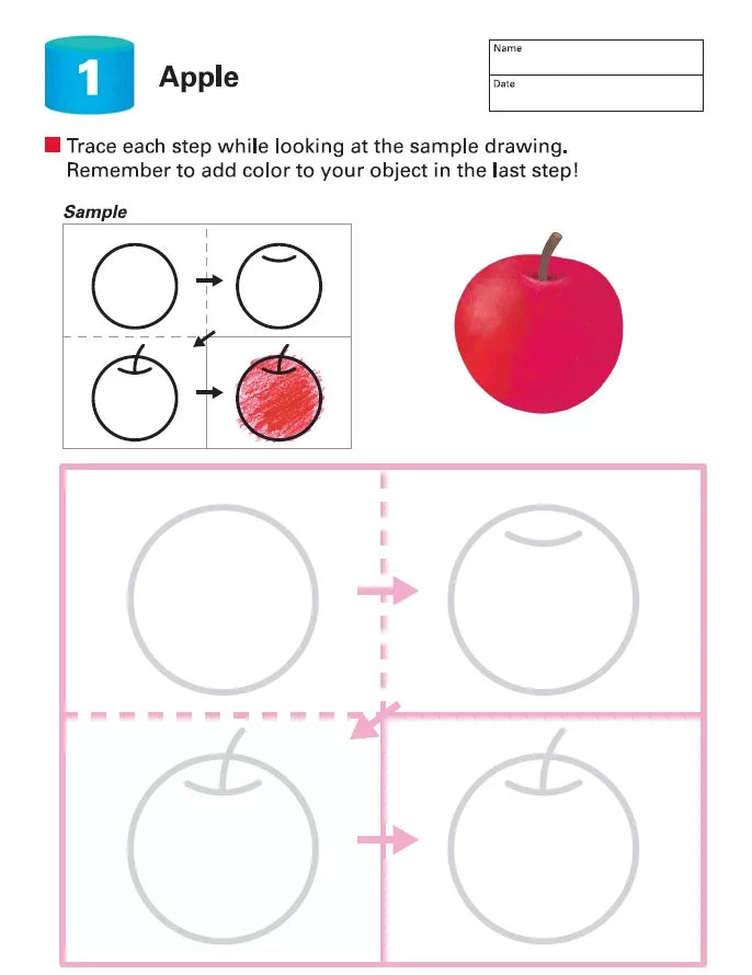 >KUMON Grade  PreK-K My First Book of Drawing Age 3-5