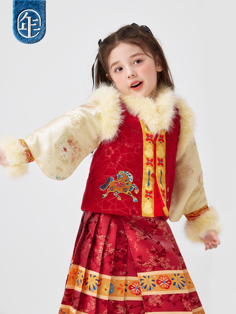 >Nian 年衣 利马如意汉服套装 - 年衣红