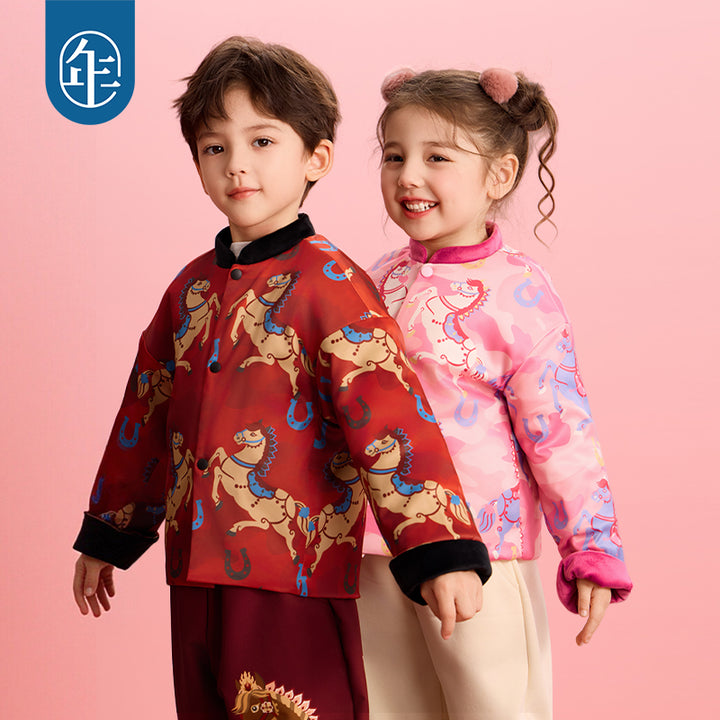 >Nian 年衣 跃马新程唐装 - 年衣红