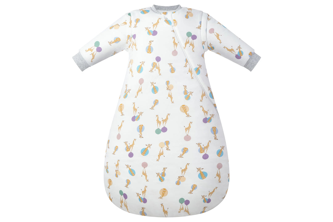 Nest Designs Kids/Baby 3.5 TOG Organic Cotton Long Sleeve Sleep Bag - Giraffe Shapes