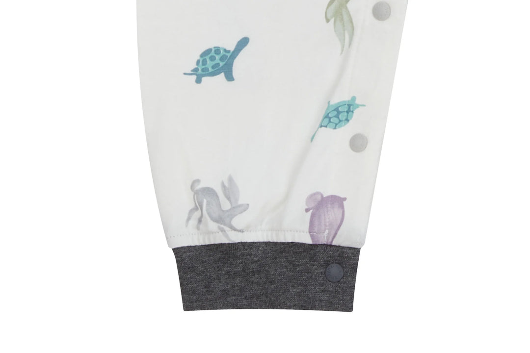 Nest Designs Kids/Baby Bamboo Long Sleeve Romper - The Tortoise & The Hare