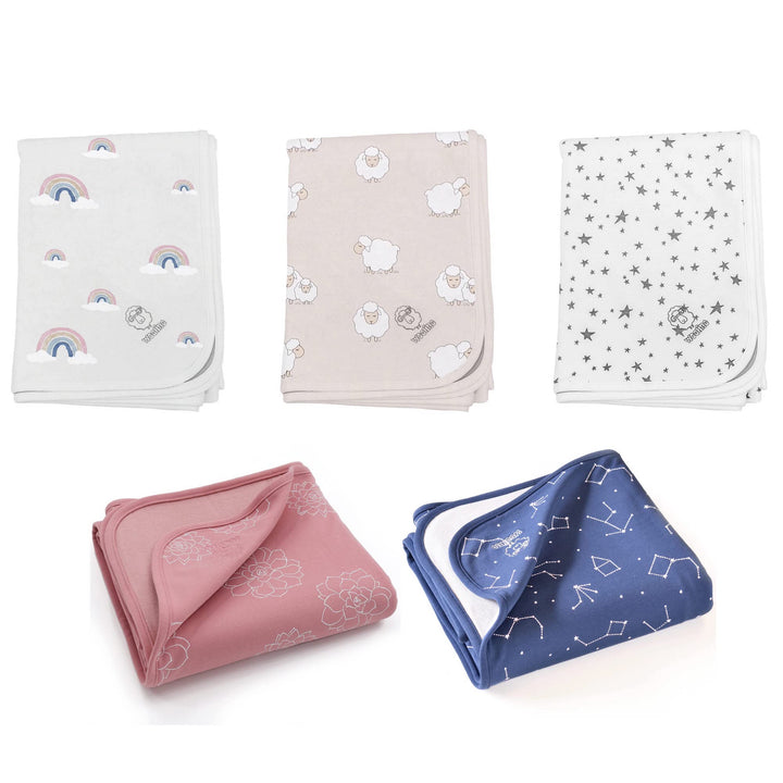 >Woolino Merino Wool 4 Season Toddler Blanket 52.5" x 40" [multi-color]