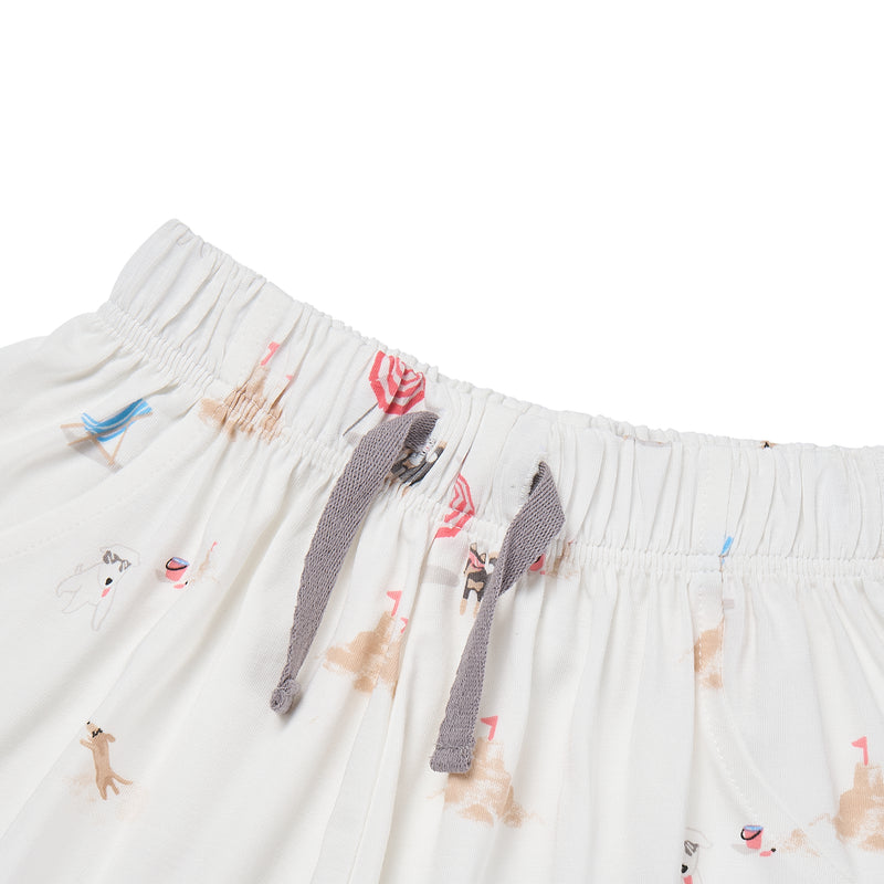 Nest Designs Kids Harem Pants (Bamboo Jersey) - Beach Daze