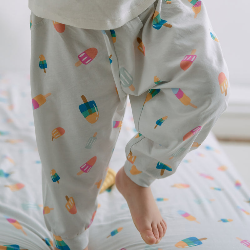 Nest Designs Kids Harem Pants (Bamboo Jersey) - Summer Pops