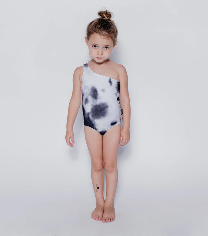 Nununu Kids Girl ONE STRAP SWIMSUIT - TIE DYE - 11Y