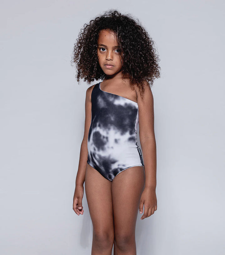 Nununu Kids Girl ONE STRAP SWIMSUIT - TIE DYE - 11Y