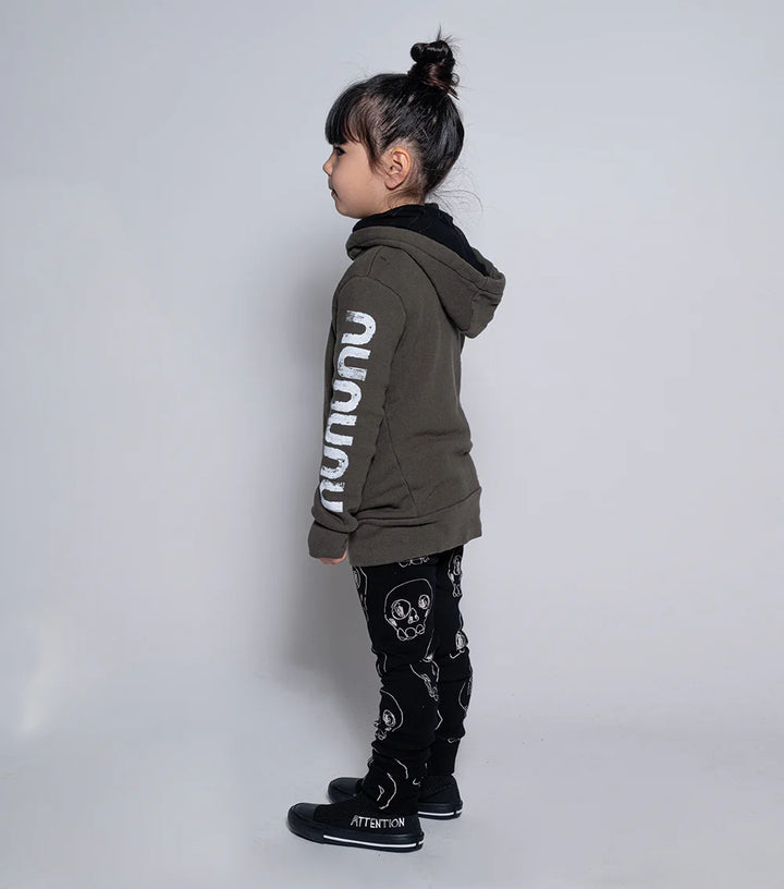 Nununu Kids NINJA HOODIE - OLIVE