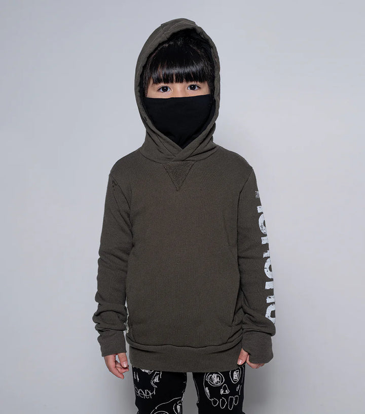 Nununu Kids NINJA HOODIE - OLIVE