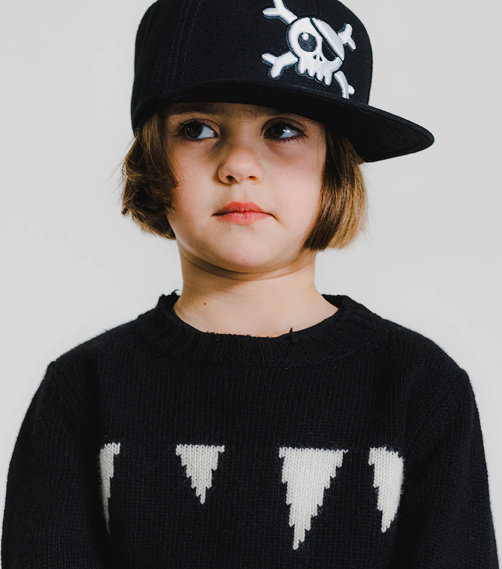 Nununu Kids LOGO BASEBALL CAP - Black - One Size